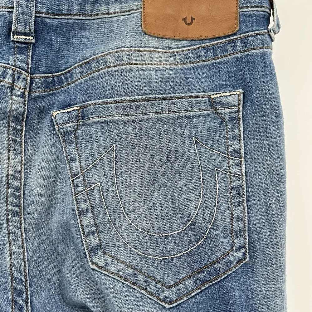 True Religion Rocco Jeans‎ Mens 36x32 Relaxed Skinny Stretch Denim Streetwear